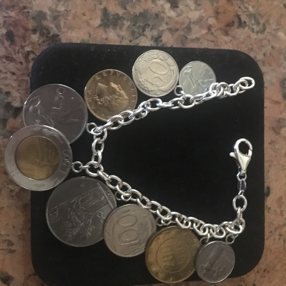 Jewelry - Italian lira coin bracelet